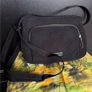 Vera Bradley Quilted Black Crossbody Bag